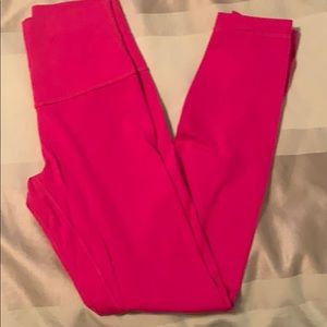 Lululemon pinkish red align leggings